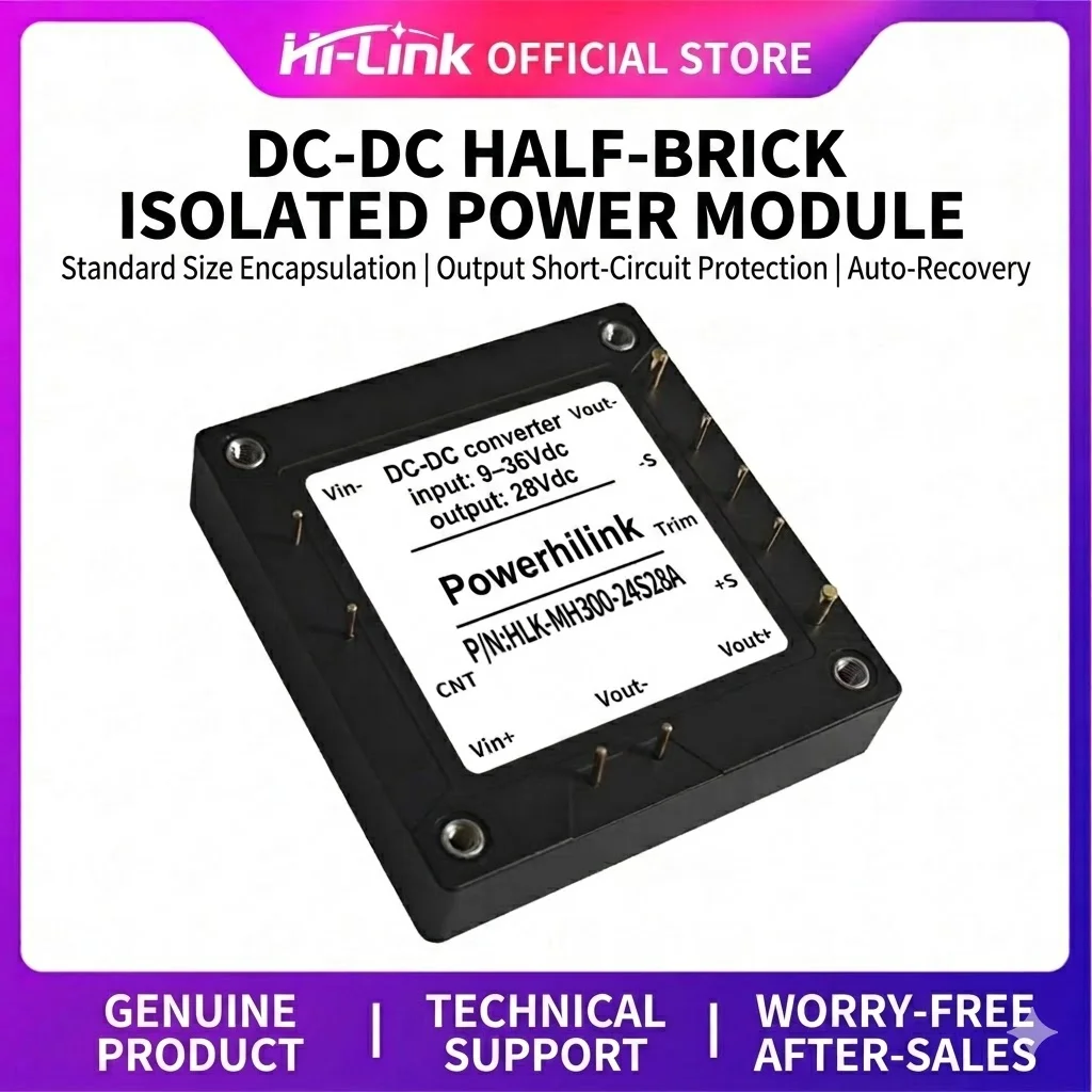 modulo-di-alimentazione-isolato-dc-dc-hi-link-300w-half-brick-da-9-36v-a-28v-107a-ingresso-ampio-4-1-uscita-regolata