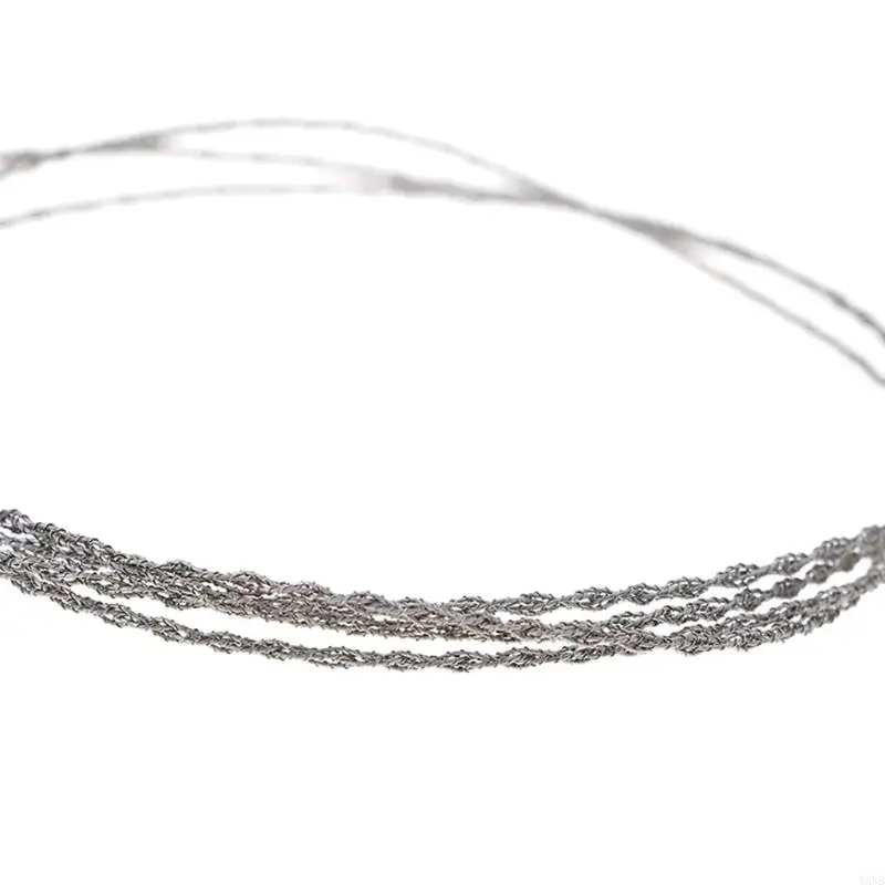 Y3NB 28"/ 72cm Outdoor String Wire Pocket Scroll Hand Stainless Steel Rope Saws