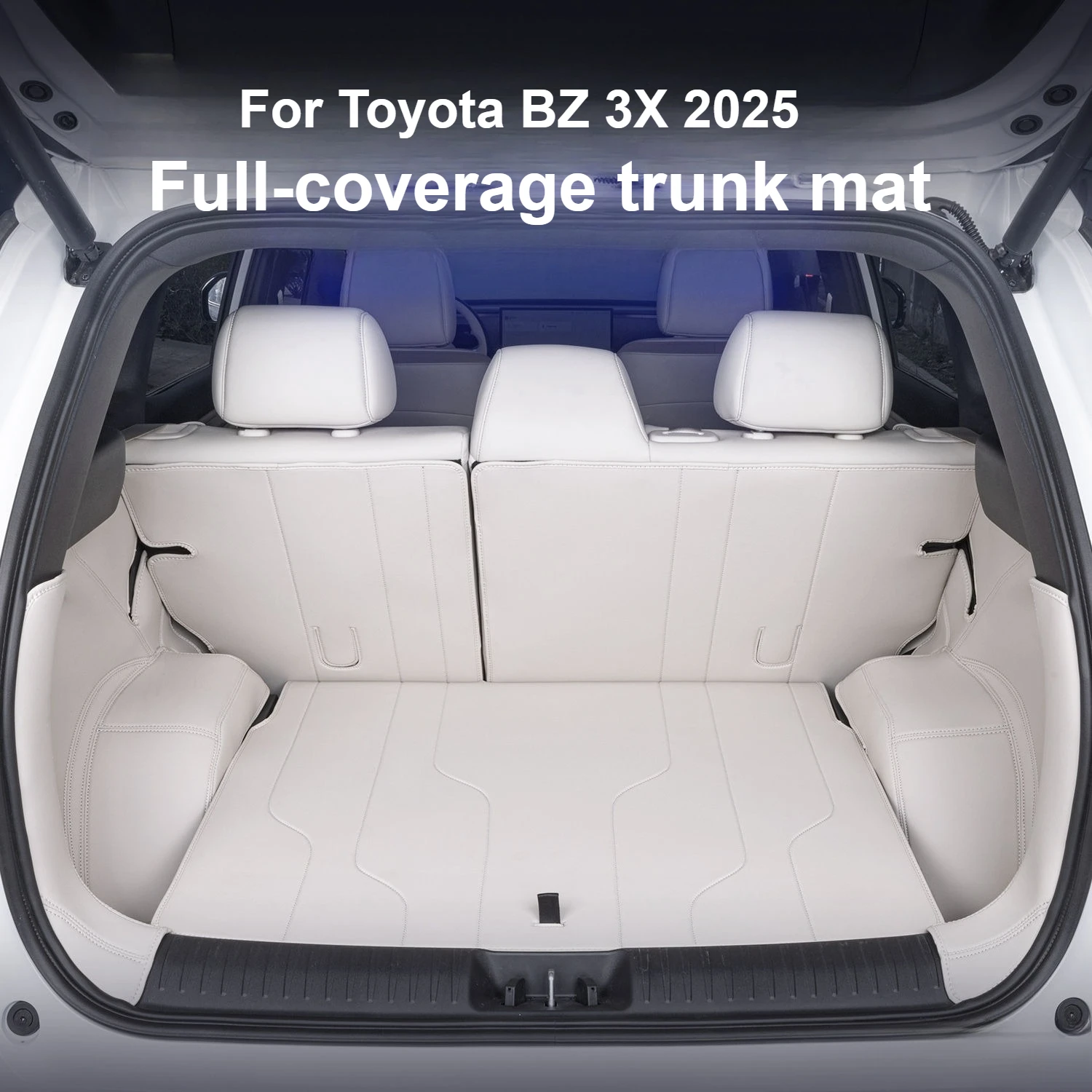 

Кожаный коврик для багажника с полным покрытием для Toyota BZ 3X 2025, водонепроницаемый и нескользящий аксессуар для модификации заднего багажника