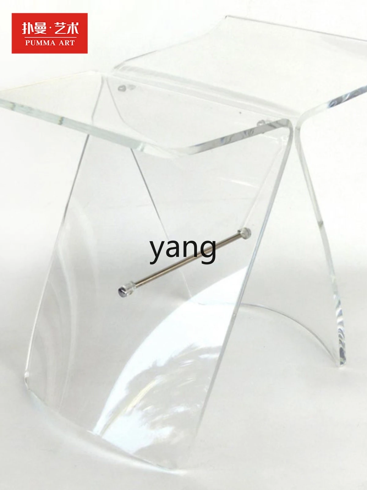 CX modern designer creative home living room personality simple acrylic transparent crystal corner table image 4