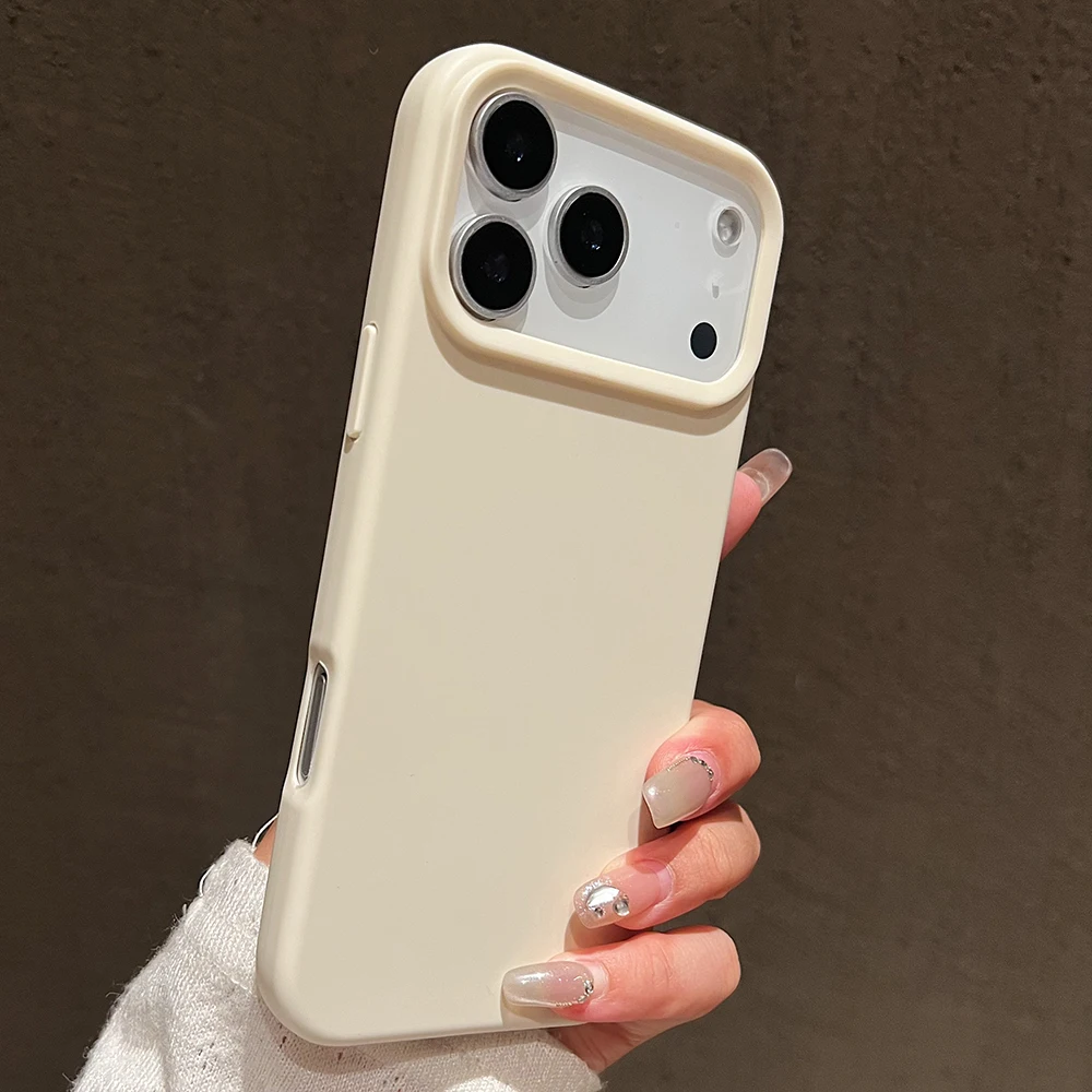 Bonbonfarbene Silikon-Schutzhülle für iPhone 17 18 Pro Max Air 17 Pro Stoßfeste Matte Weiche TPU-Bumper-Rückseitenhülle