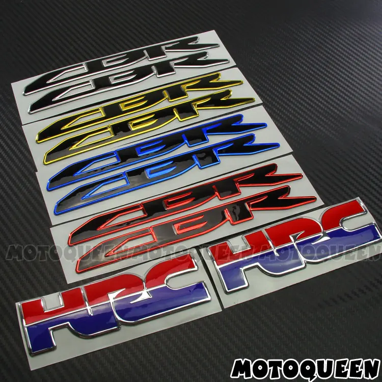 Motorcycle 3D Chrome Reflective Decals Pvc Stickers For HRC CBR F4i 250R 300R 500R 650R 650F 600 1000 RR 600RR 1000RR 929RR