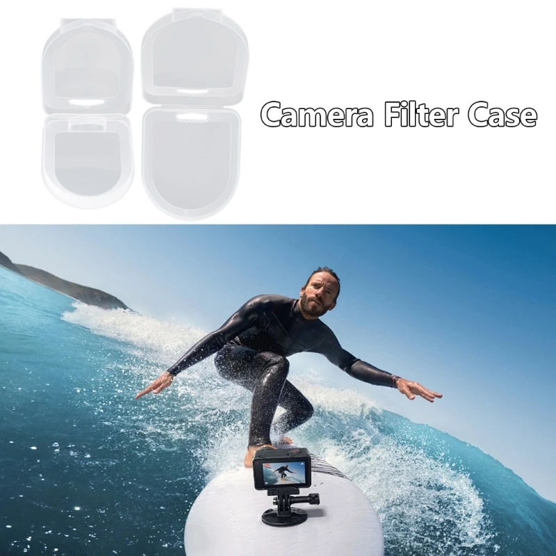 Tinh Nắp Lọc Camera Toàn Bộ Lọc Ống Kính Dành Cho Bộ Lọc Máy Ảnh Đóng Gói Hộp Bảo Quản Chuyên Nghiệp Bảo Vệ Trang Sức Giọt