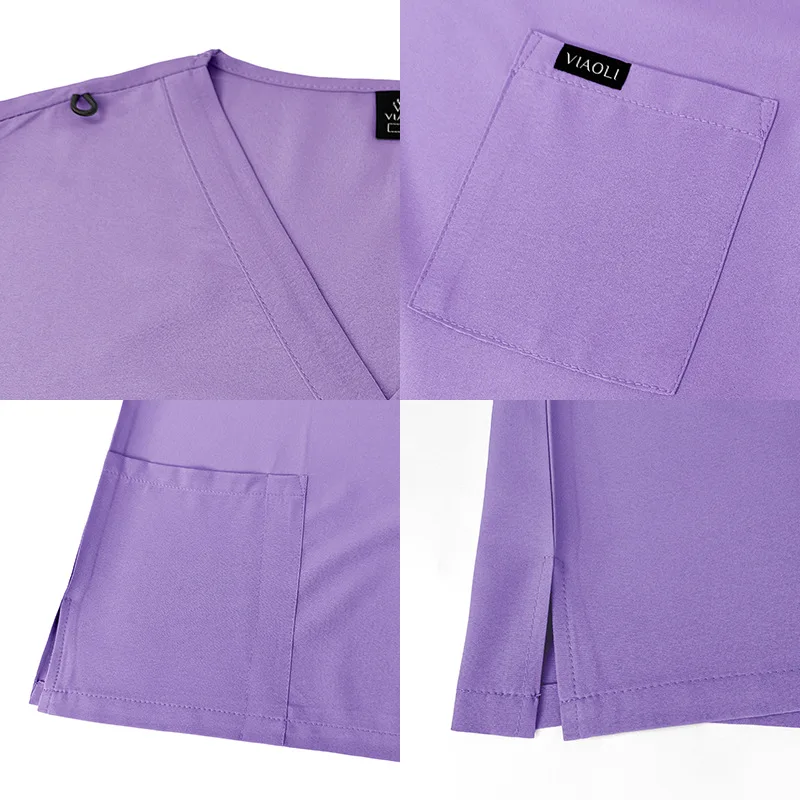 Scrub Set donne uniformi infermieristiche chirurgiche odontoiatria Scrub Suit ospedale uniforme fabbrica medica all'ingrosso donne Scrub personalizzato Set