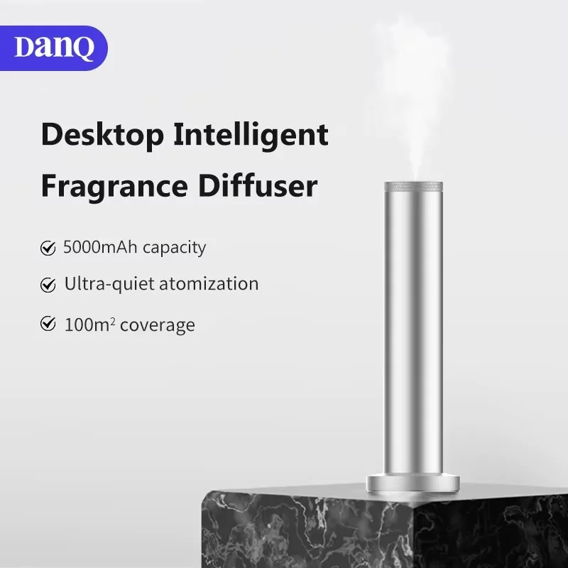 New Desktop 500ml Aroma Modern Diffuser OEM Custom Controlled by Wireless/ App Aluminum Alloy Scent Diffuser