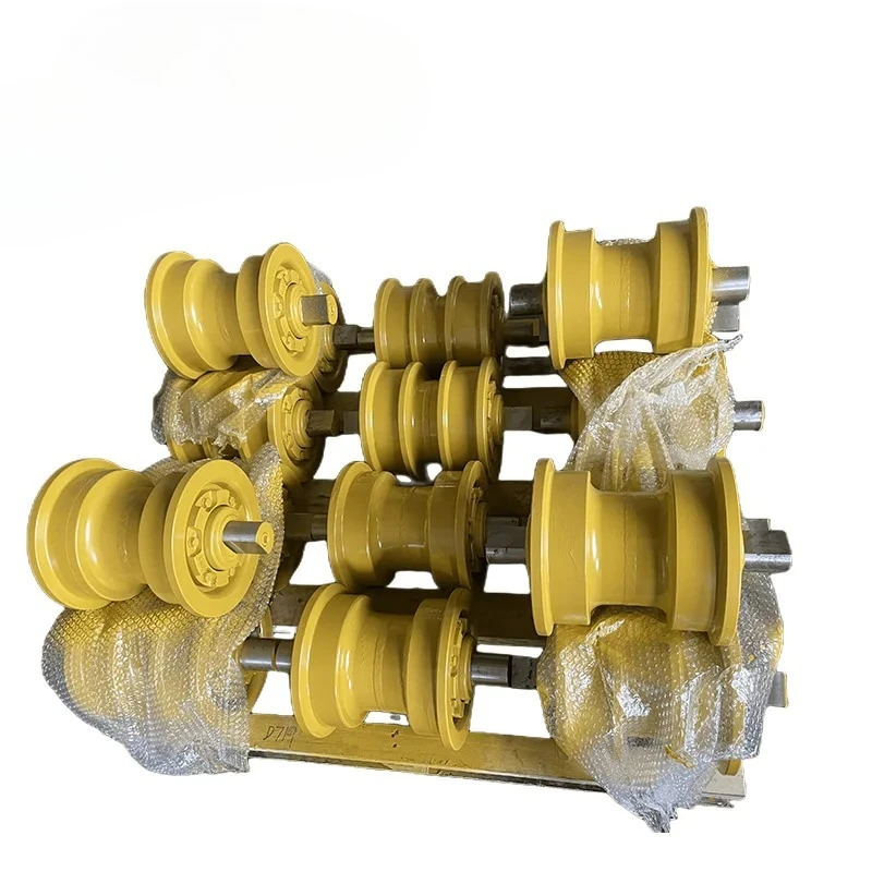 Double Flange Bulldozer Bottom Track Roller 120-5766 7T9193 7T1258 Fit D6R D8R D9R D6H D6R II D6T Construction Machinery Spare