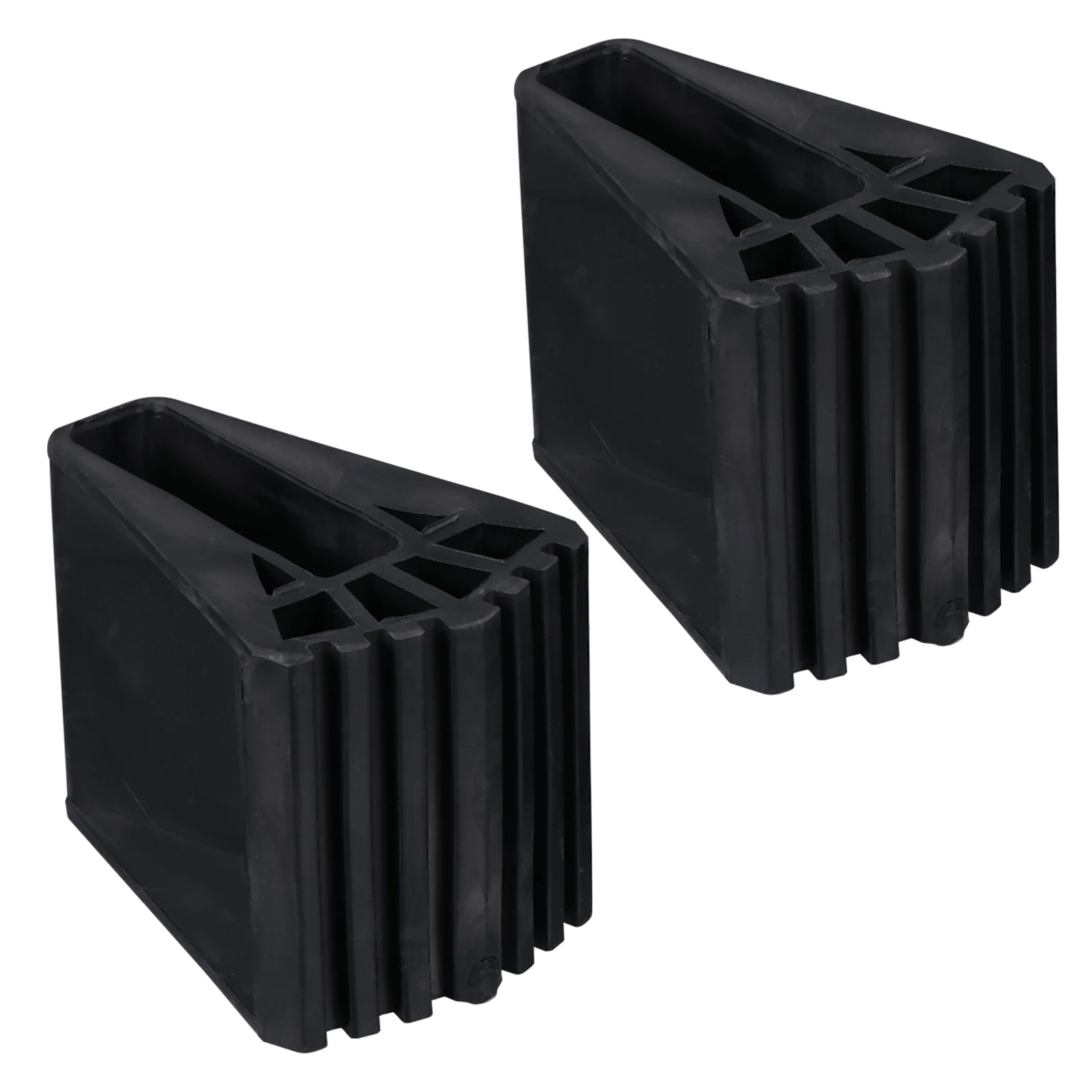 Couvre-pieds d'échelle antidérapants, 2 pièces, coussinets en caoutchouc noir pour extensions d'échelles, protecteurs de sol antidérapants, isolation phonique d'amortissement