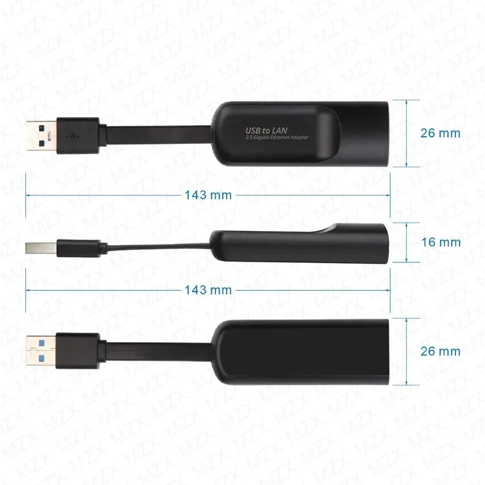 2.5G 2500Mbps Network Card Gigabit Ethernet Adapter USB 3.0 Type C to RJ45 Lan Wired Converter Driver Free PC Laptop Accessories view 6