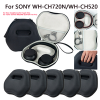 For SONY WH-CH720N WH-CH520 Wireless Headphones Case Hard EVA Case Bluetooth Headphone Carrying Bag Pouch Storage Bag Cover