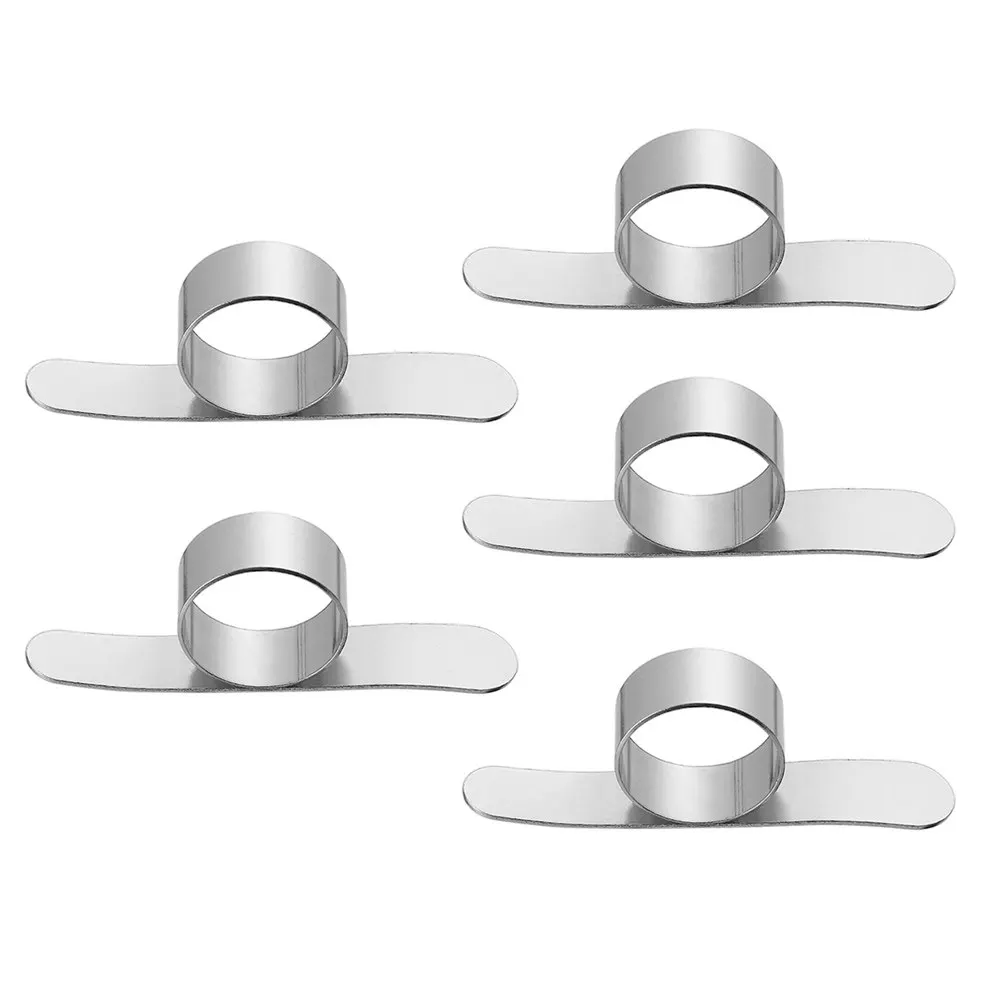 

5Pcs Compact Ring-Shaped Orange Peeler Stainless Steel Citrus Opener for Fast Skin Removal Non-Damaging Fruit Slicing Tool