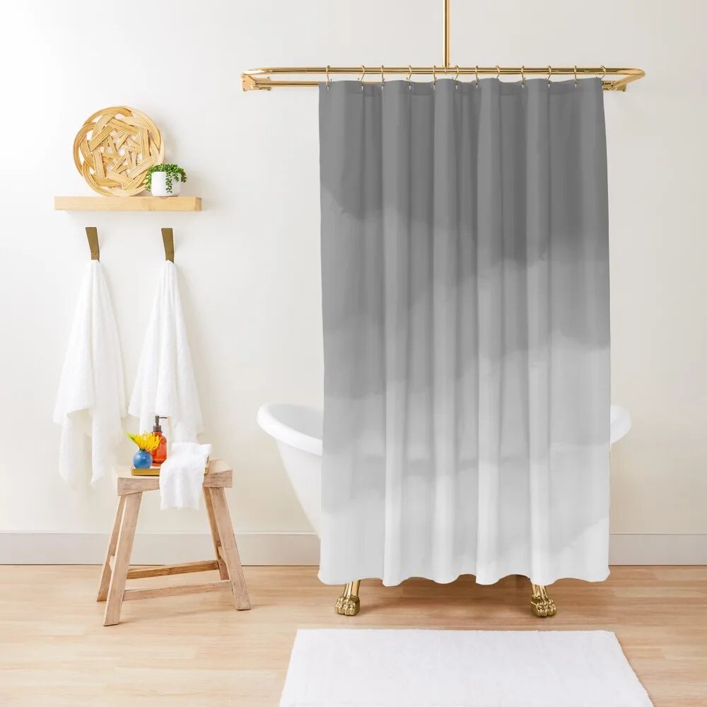 

Gray Watercolor Ombre (gray/white) Shower Curtain Shower Bathroom Shower For Bathroom Luxury Bathroom Curtain