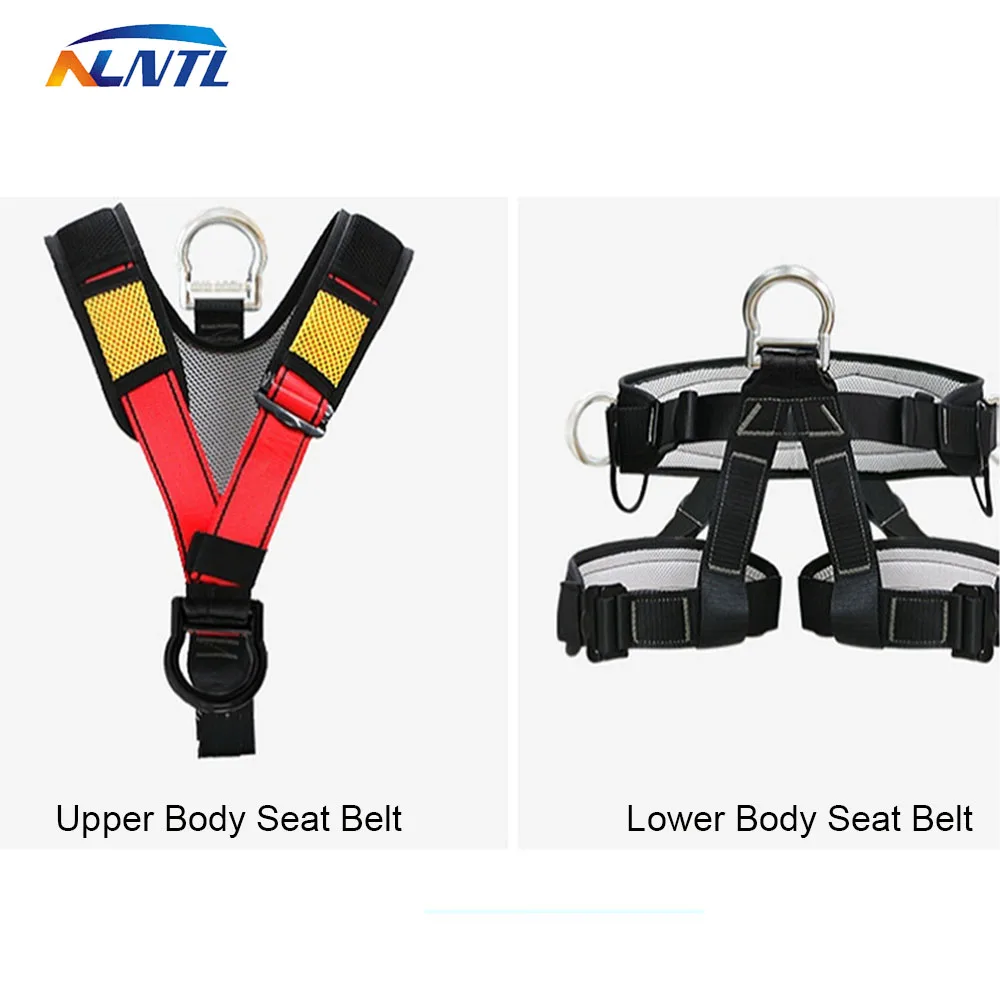 Detachable Work Safety Belt Outdoor Expand Rock Climbing Harness High-altitude Protection Construction Equipment Wear-resistant