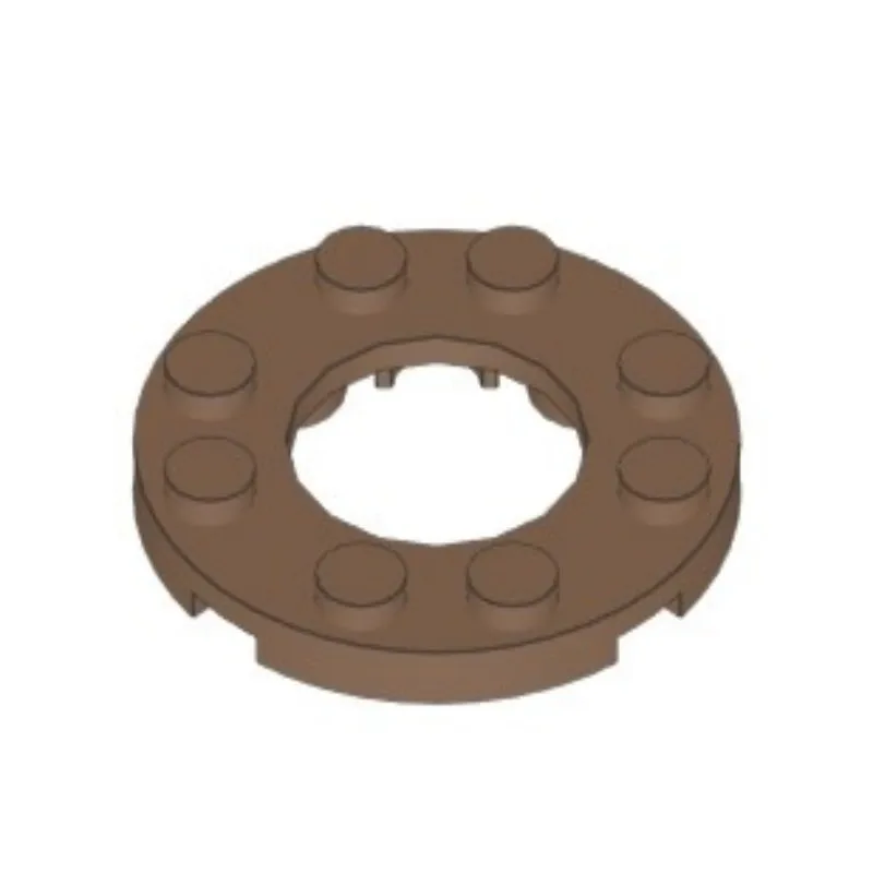 10pcs 11833 small particle building block loose parts accessories 4x4 with 16mm hole circular plate in the middle