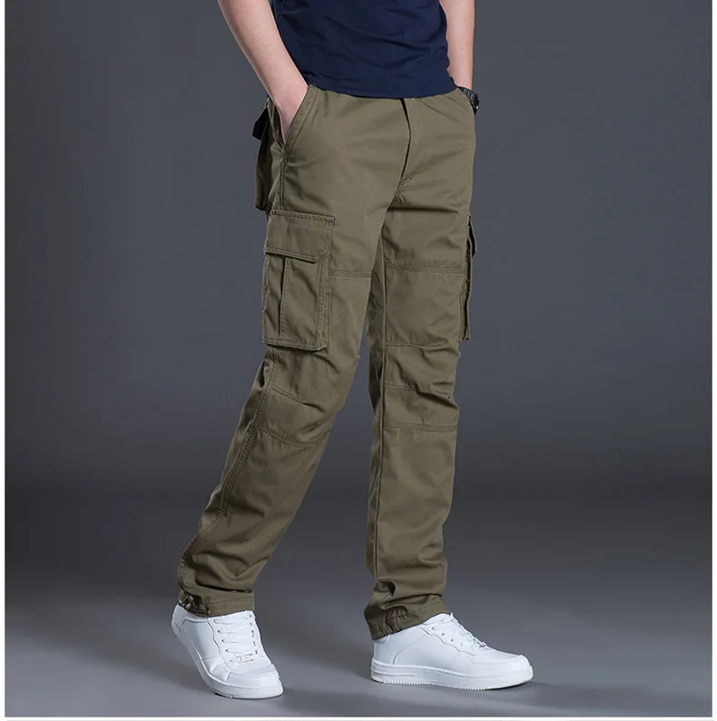 

Autumn Winter New Fashion Men’s Camouflage Casual Trendy Simple Basic Straight Trousers Male Outdoor Sports Bottom Clothes Pants