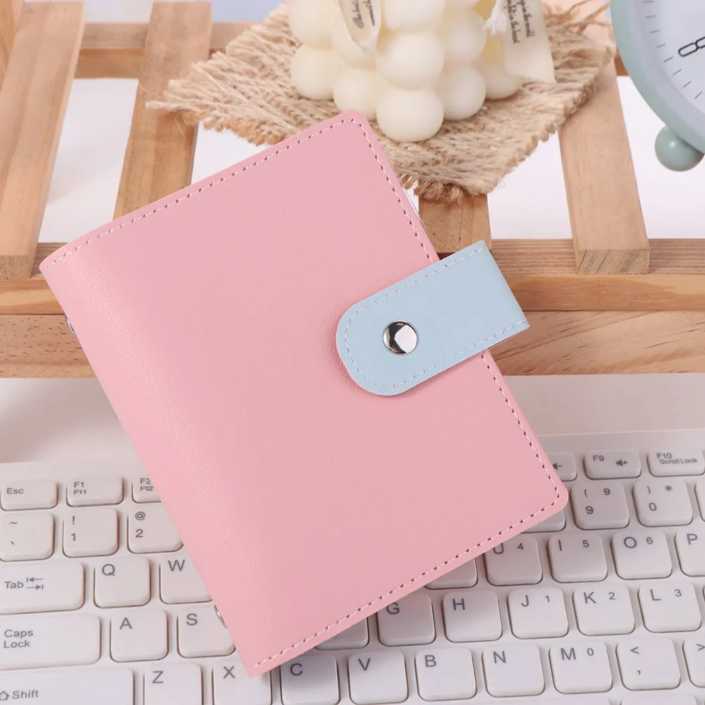 Creatieve Mini Losbladige Notebook M5 PU Lege Pagina Draagbare Notebook 45 Vellen Planner DIY Bindmiddel Notebook Kantoor Vergadering