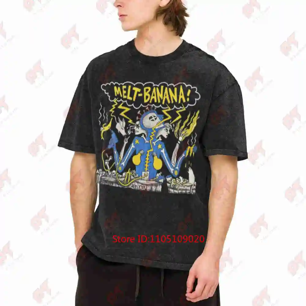 Melt Banana 1997 Eleventh Vintage Washed Tee Pure Cotton T-Shirt