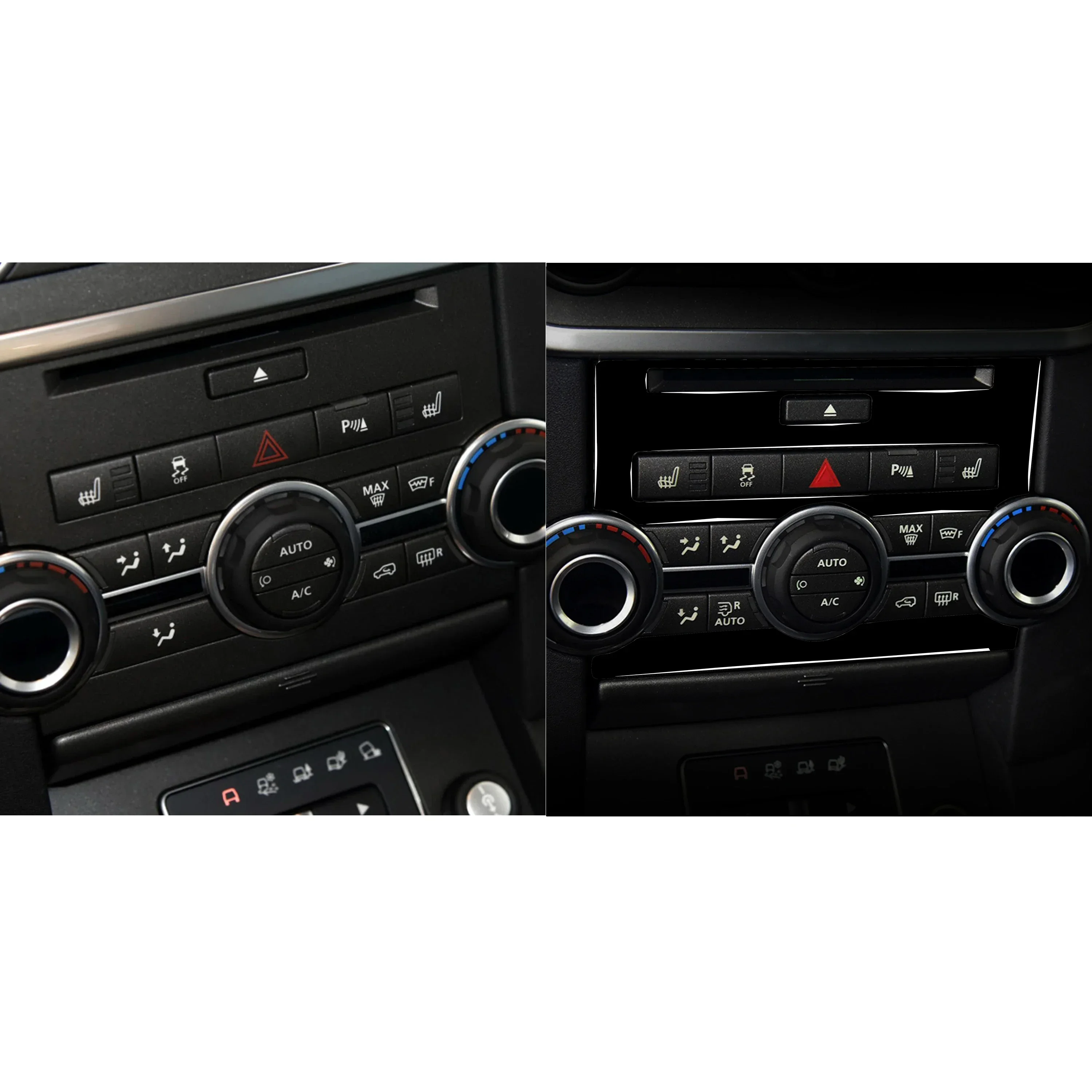 For Land Rover Discovery 4 2010-2016 Car Accessories Interior Central CD AC Navigation Cover Trim Sticker Modification Plastic