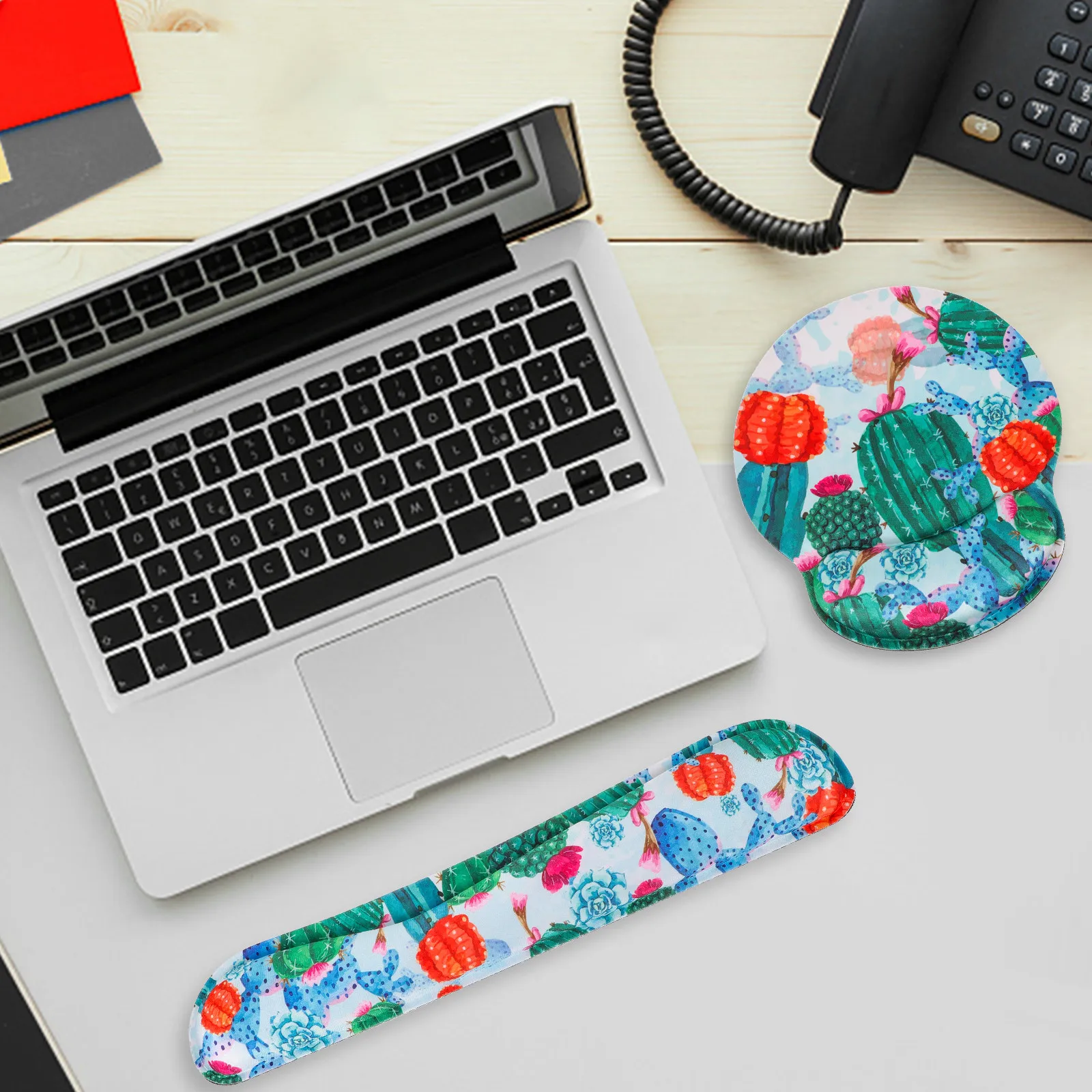 

Ergonomic Wrist Rest Mouse Pad Keyboard Support Anti Slip Gel Mat for Computer Gaming Office Supplies Laptop Desk Accessories