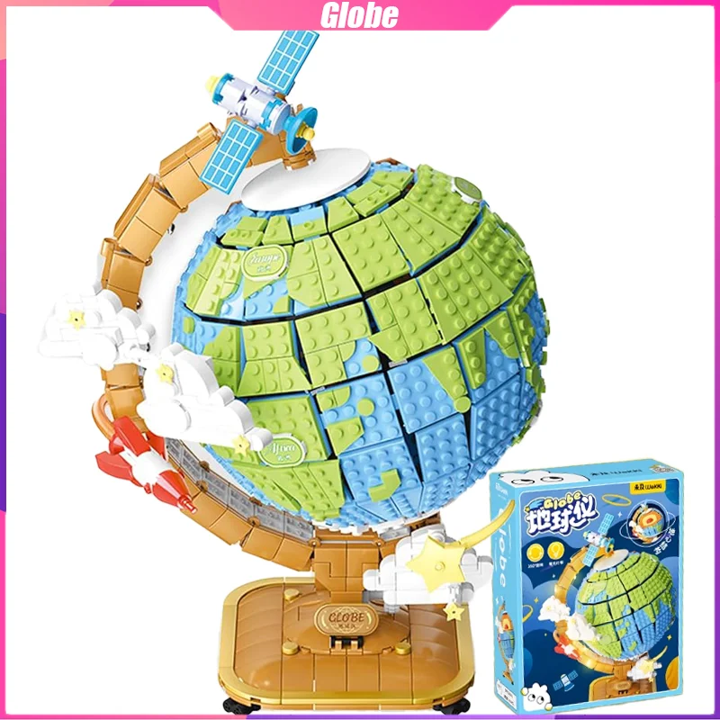 

Global Building Blocks Science Technology Museum Series Desktop Decoration Puzzle Assembling Model Toys Birthday Gift for Kids