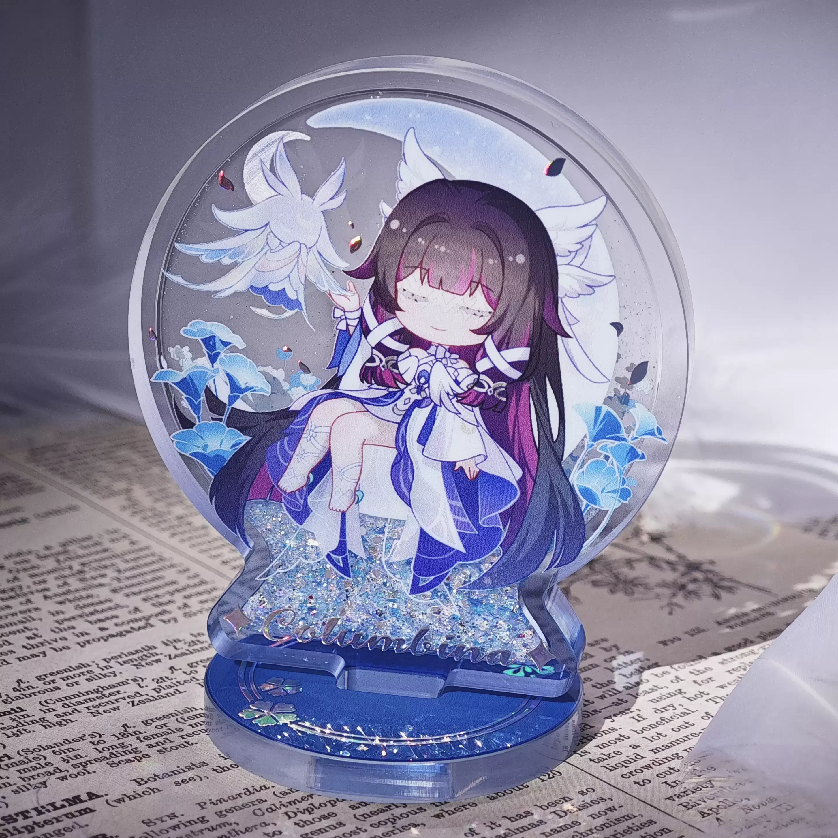 

Genshin Impact коллеги Columbina ambitus Q версия Quicksand акриловый стоячий знак Коллекционное издание подарок на день рождения