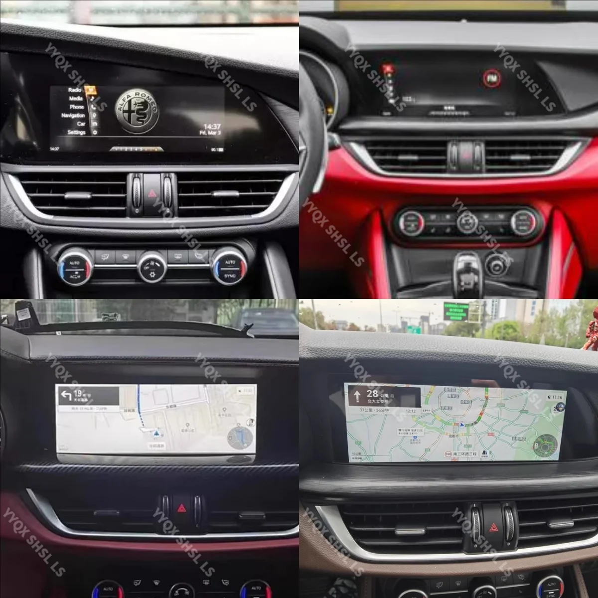 

2025 Newest 10.25 ‘’Android 14 for Alfa Romeo Stelvio Giulia Ram 2015-2020 GPS Navigation WIFI dsp 4G Apple Carplay Car Radio