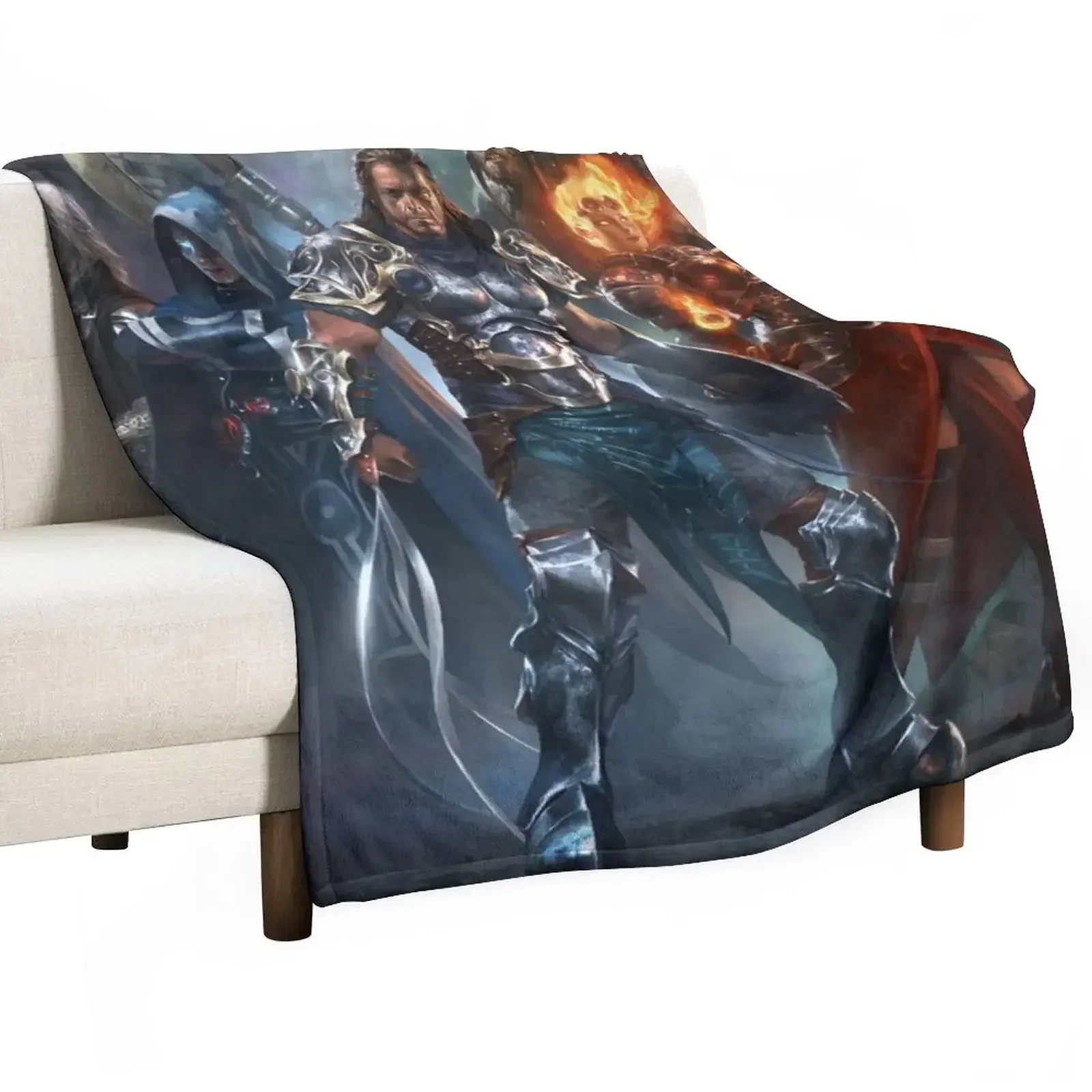 The Planeswalkers Throw Blanket halloween Cute Plaid Blankets