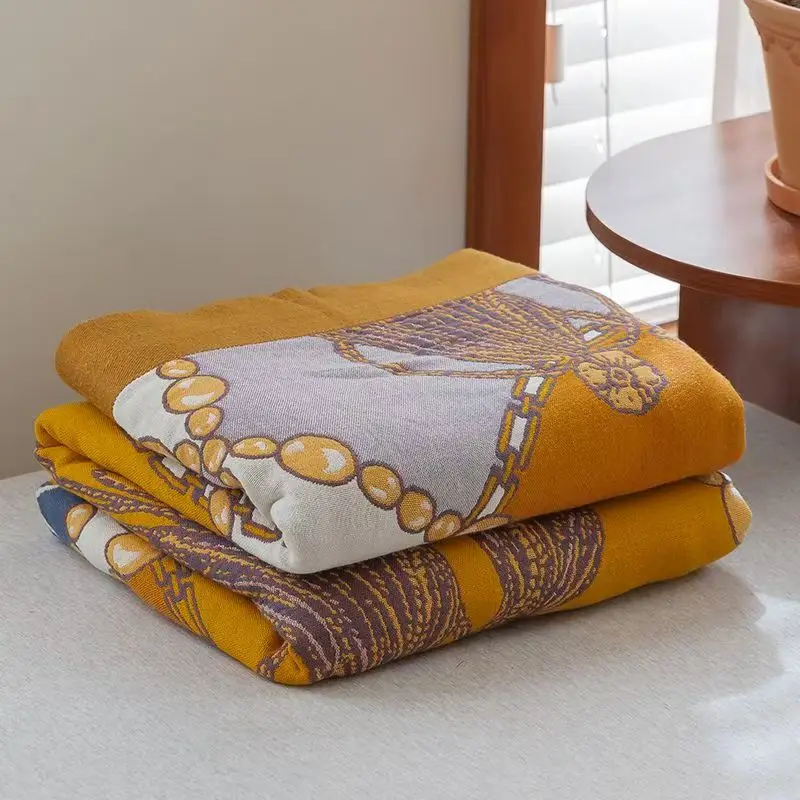 

Bamboo Cotton Gauze Blanket Twin Queen Size Towel Quilt Class A Sofa Throw Adult Bedding Single And Double Bed Sheet