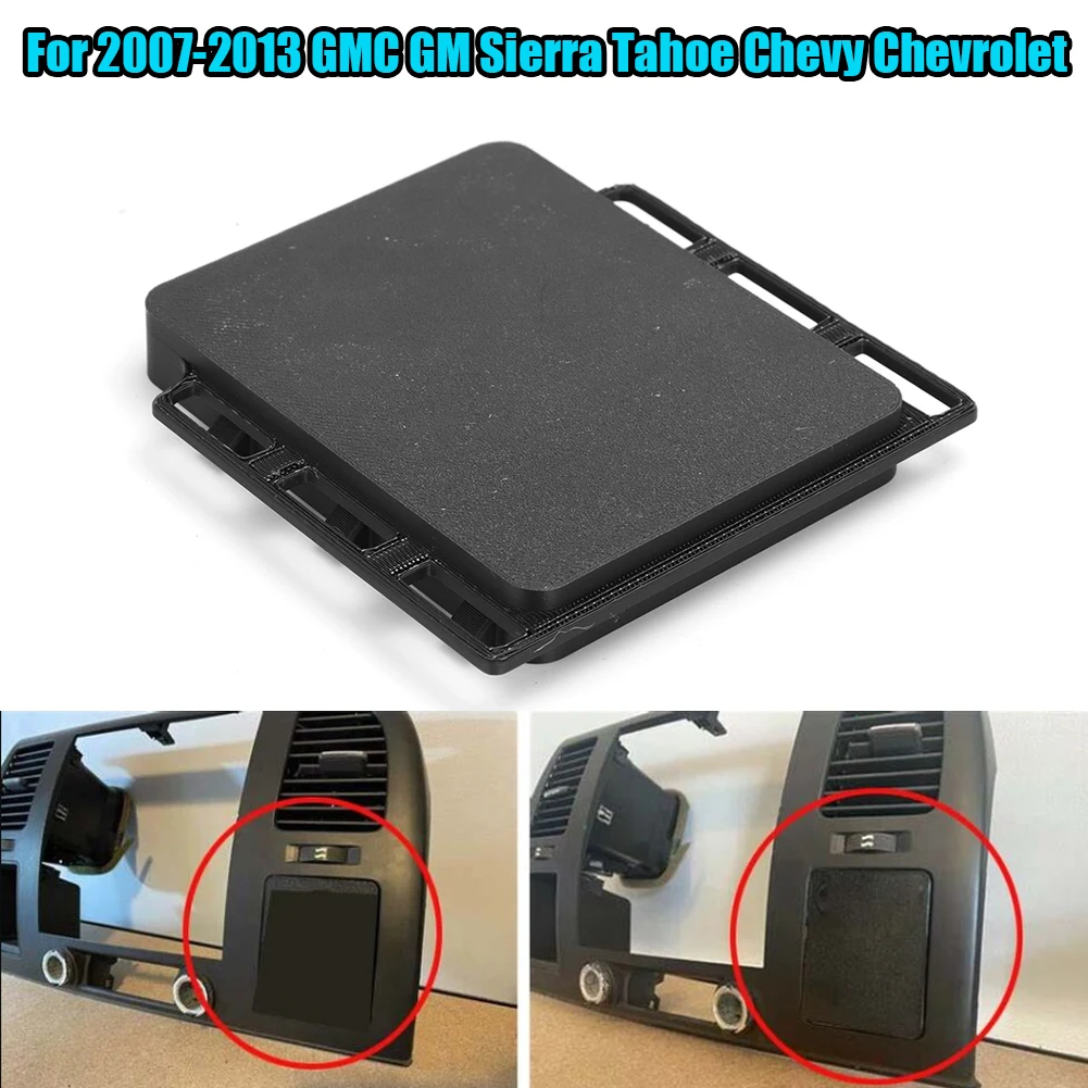 

For 2007-2013 GMC GM Chevy Silverado Sierra Switch Panel Blank Drill Your Own 3D Printing plastic