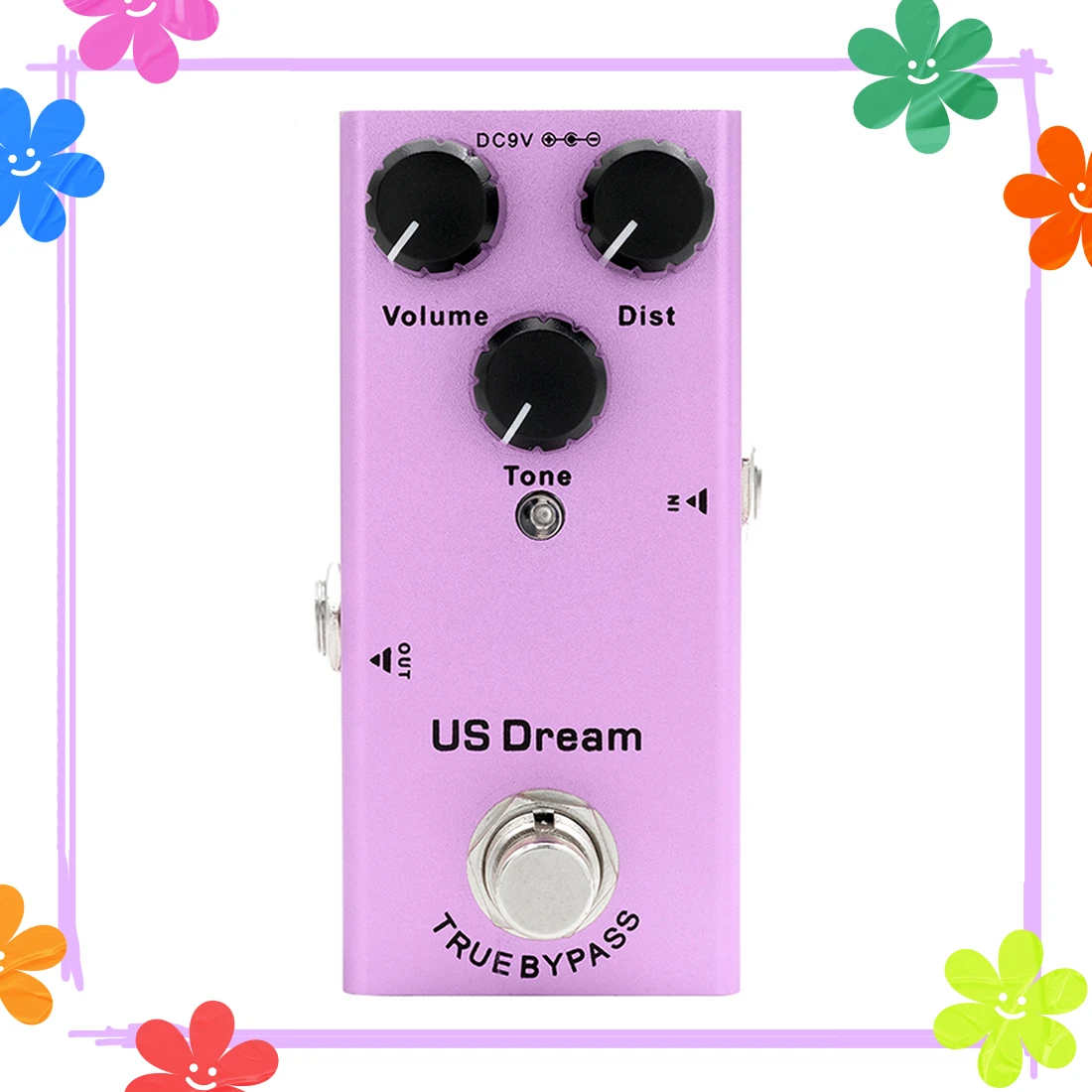 

IRIN EF-04 US Dream Electric Guitarra Effect Pedal True Bypass Pedal American Metal Distortion Effect Metal Case Guitar Parts