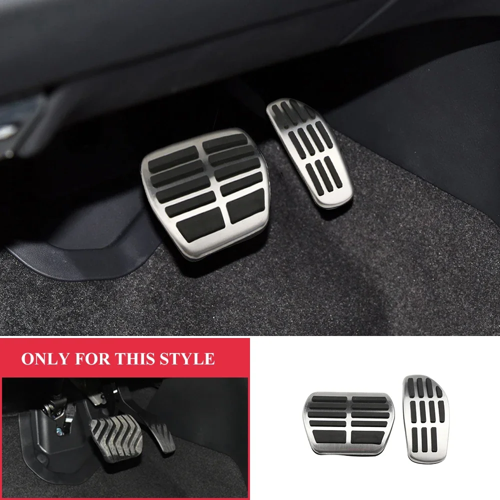 Car Pedal Pad Cover for Nissan X-trail T32 Qashqai Rogue Sport J11 for Renault Kadjar Koleos QM6 MT AT Fuel Brake Footrest Pedal