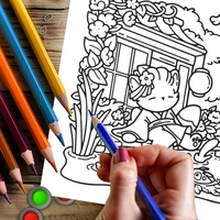 Cozy Japan Coloring Books for Adults 28 Pages Cutie Style Colouring Book Drawing Supplies Christmas Thanksgiving Gift 3