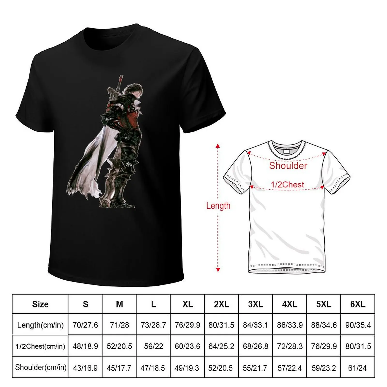 FFXVI Clive Rosfield T-Shirt Big and Tall Loose Fit T-Shirt