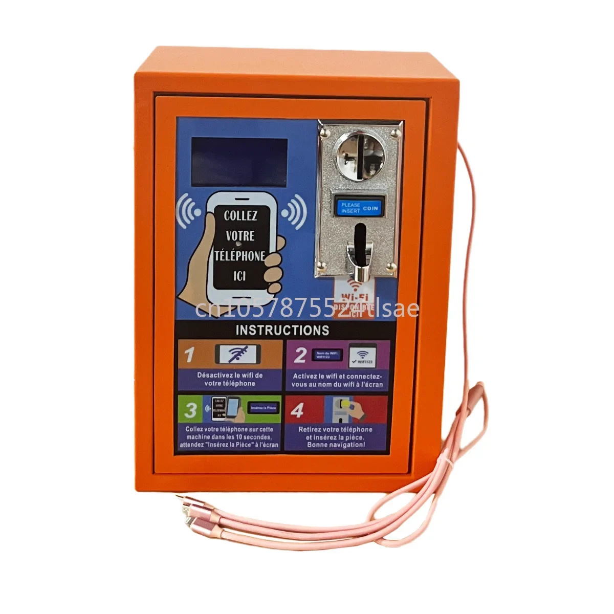 Wireless WIFI Self-service Recharge Machine (coin, with Charging Function) Anti-vandalism Wall-mounted