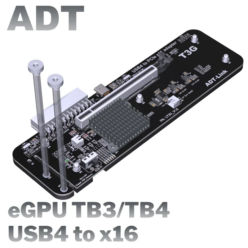 ADT UT3G notebook graphics card external to external to USB4 (40Gbps) PCIe4.0x4 dock support Thunder 3/4, USB4 interface