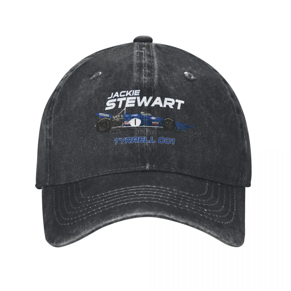 Jackie Stewart - Tyrrell 001 Baseball Cap party Hat beach hat sun hat Visor Women's Hats Men's