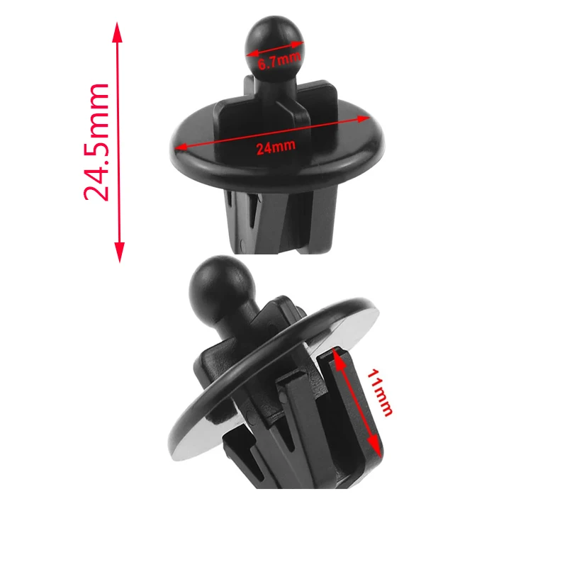 2/4Pcs String Hanger Plastic Fixing For Ford Fiesta Mk5 Fusion Rear Parcel Shelf Clip