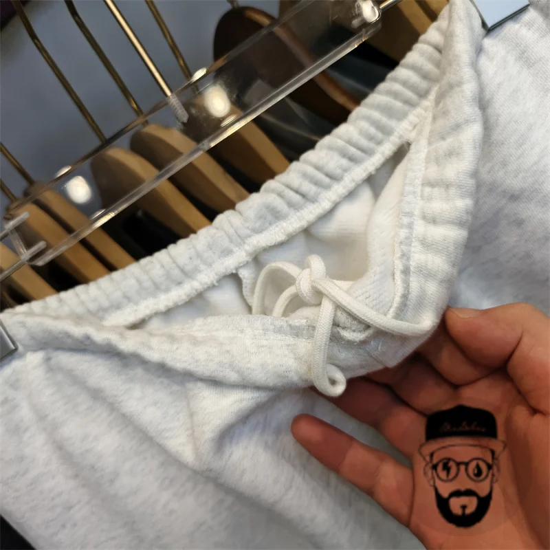 Calça Kanye West de veludo masculina e feminina, moletom esportivo casual, nova, outono e inverno