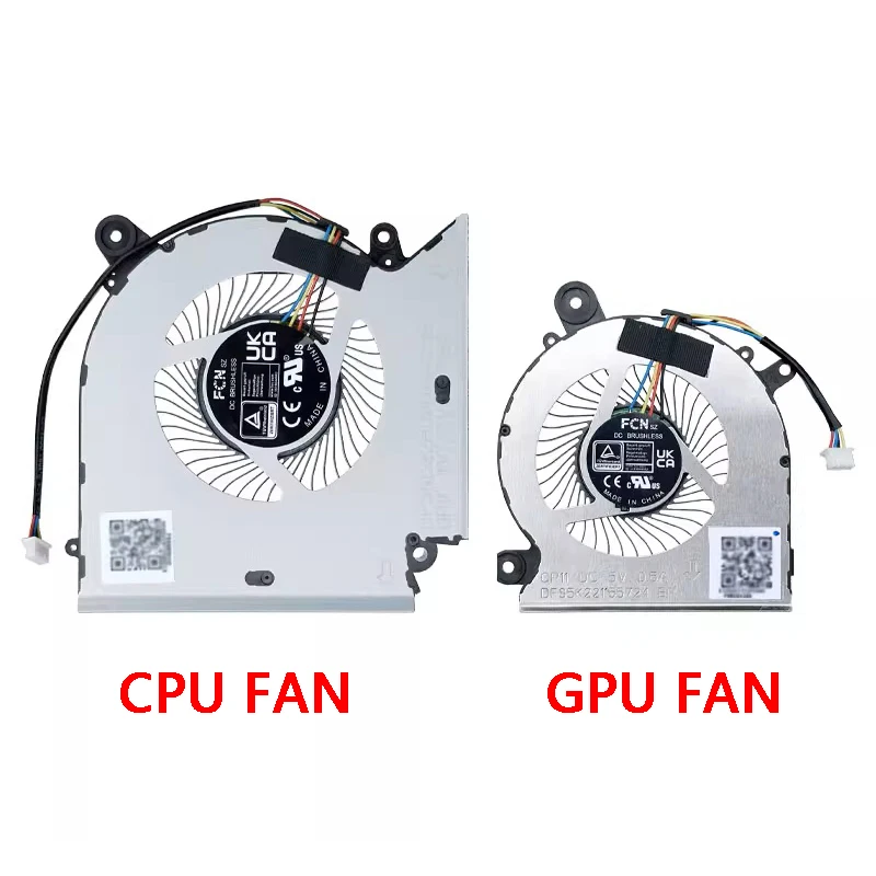 

New Genuine Laptop Cooler CPU GPU Cooling Fan For MSI GF66 GL66 GF76 MS-1581 1583