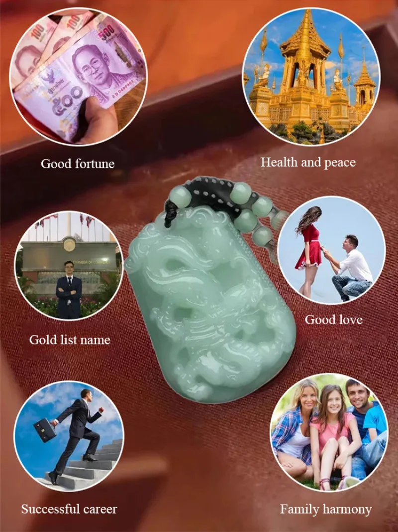 قلادة لاكي فورتشن زودياك 12 قلادة الثروة الصينية زودياك قلادة ساحرة محظوظة لسنة زودياك الشخصية للحظ