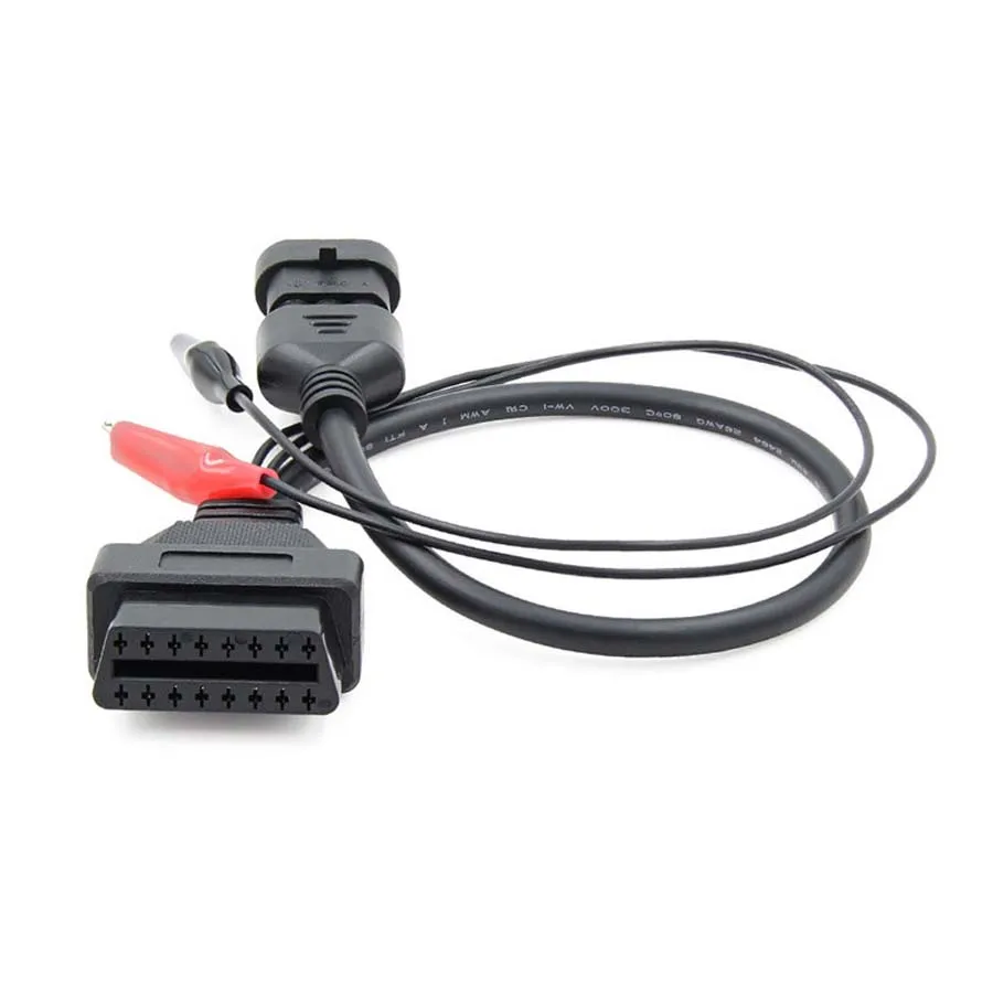 For Fiat 3pin OBD2 OBD 16 Pin Adapter Cable for for Lancia /Alfa Romeo 3 Pin 16 Pin Diagnostic Tool OBD OBDII 3P 16P Interface