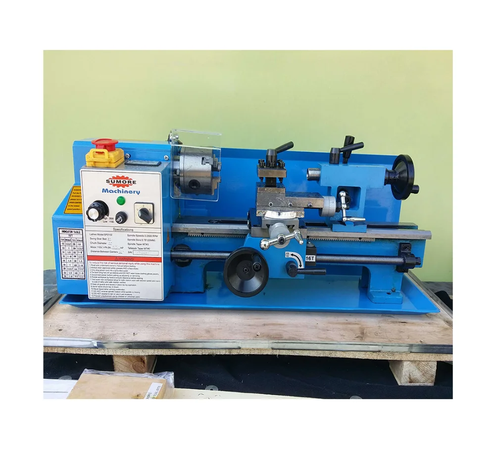 SP2102 Reliable Simple Operation Mini Hobby Bench Lathe Machine
