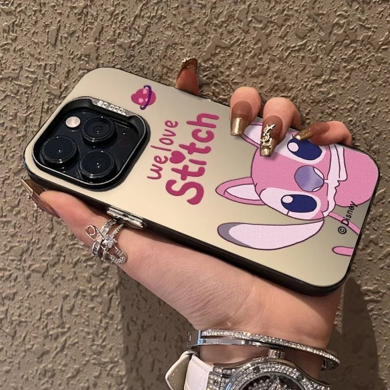 NEW Stitch Funny Cartoon Phone Case For iPhone 16 15 14 13 12 11 Pro Max 7 8 Plus XR XS MAX Y2K Anti Fall Lovely Case Cute