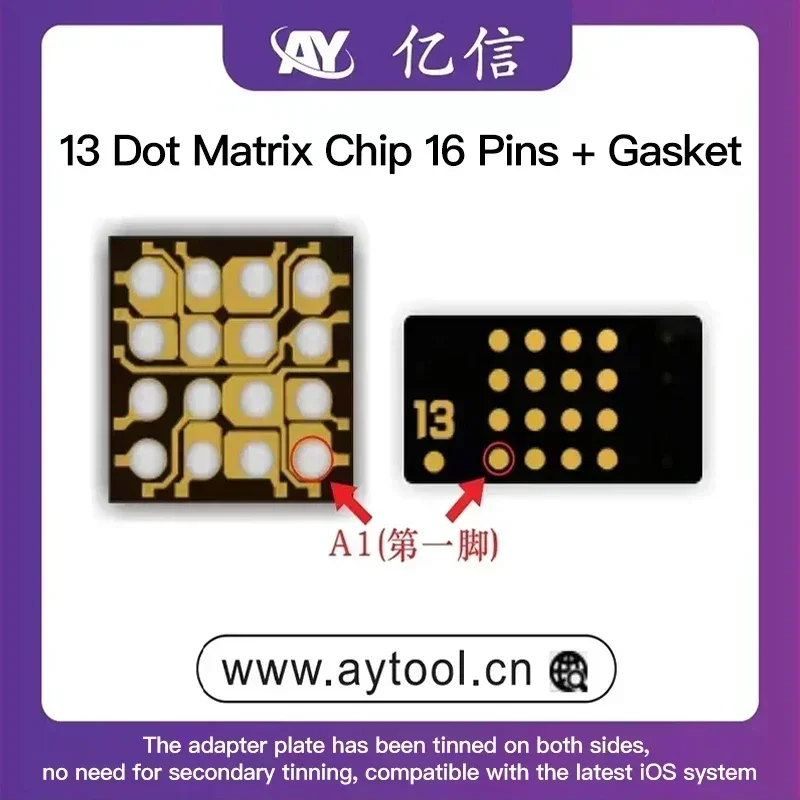 AY A108 Dot Matrix Projector Read Write Face ID Battery Camera Repair Flex Cable No Welding For iPhone X-14 Pro MAX Flex Repair