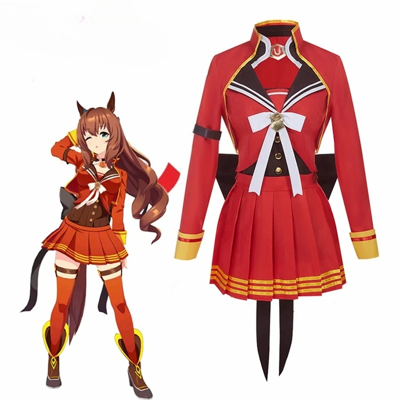 

Uma musume Pretty Derby Maru Zensky MaruZensky Cosplay Costume Christmas New years Party Clothes 2025