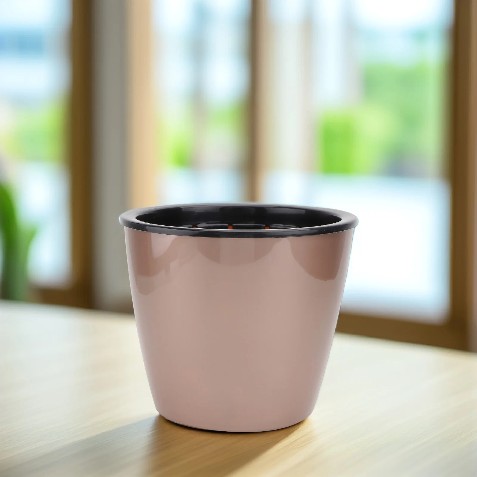 

Automatic Water Absorption Flower Pot Durable Plastic Plant Pots for Use Self Watering Storage Greenery Pot