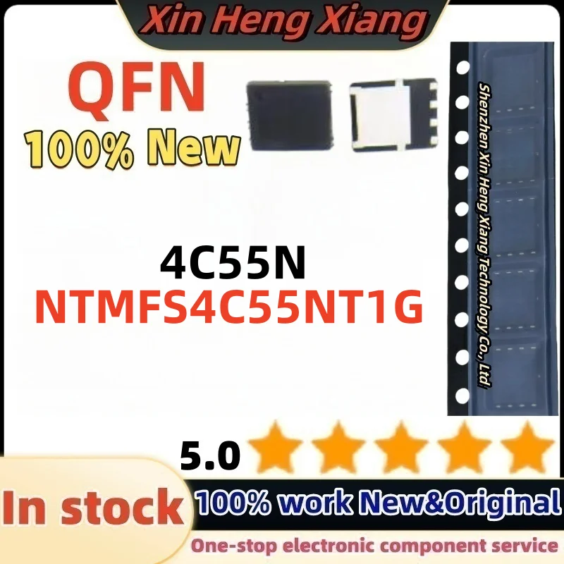 

5-10PCS 4C55N NTMFS4C55N NTMFS4C55NT1G QFN-8