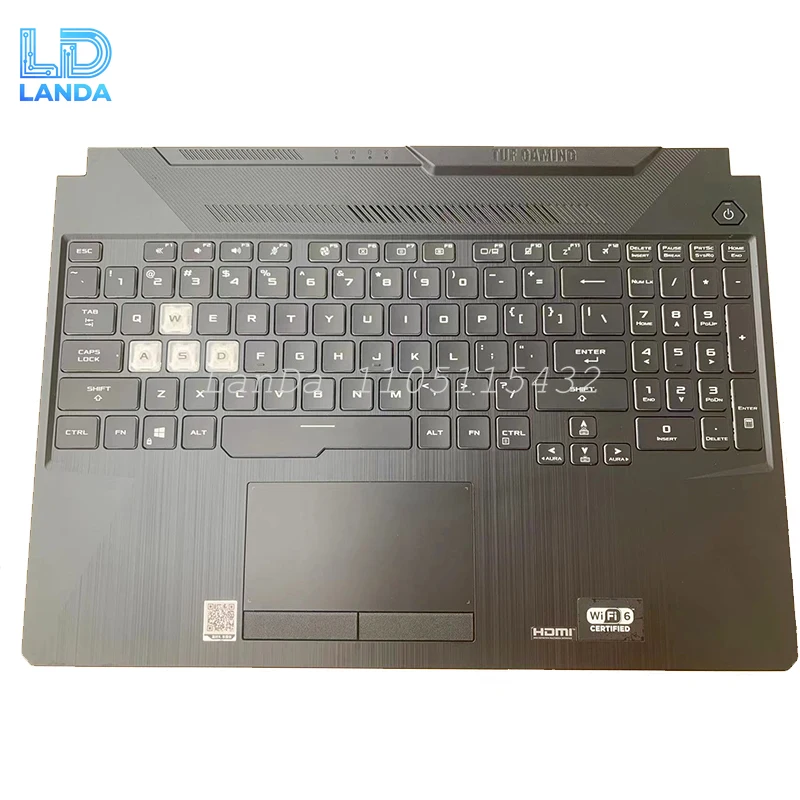 

New For ASUS FA506 FX506 FA506HM FA506QM Palmrest Cover With Keyboard Backlit