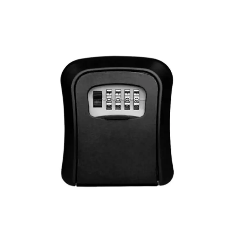 Weatherproof Wall-mounted Key Safe Password Key Box Key Lock Box No4 Combination Key Storage Lock Box Indoor and Outdoor