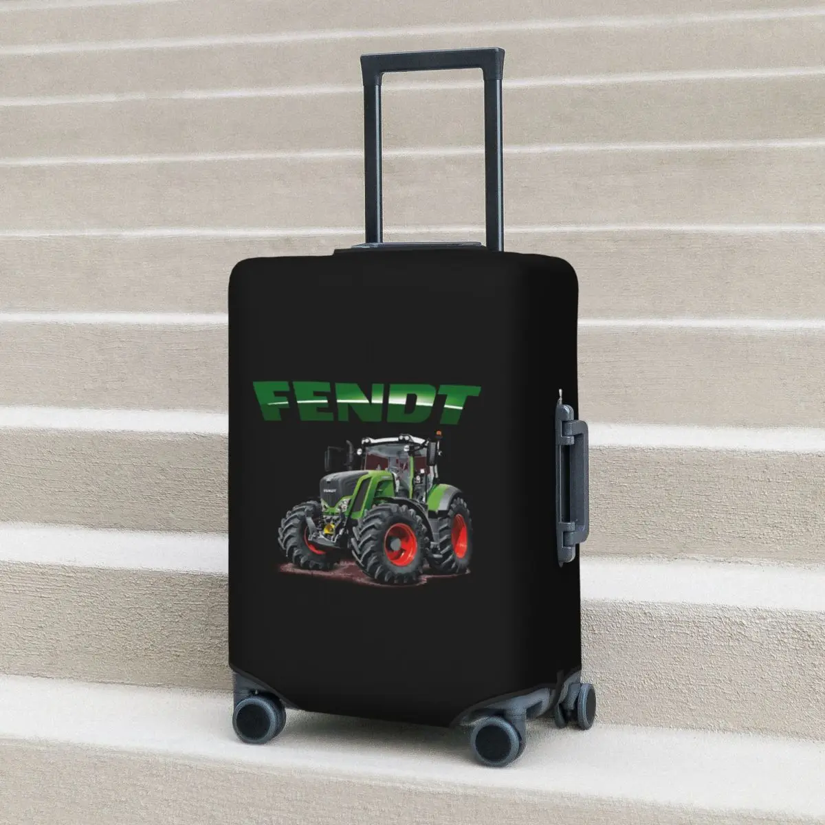 

Fendt German Tractors Suitcase Cover Protection Elastic Trip Luggage Protector Covers for 18-32 Inch