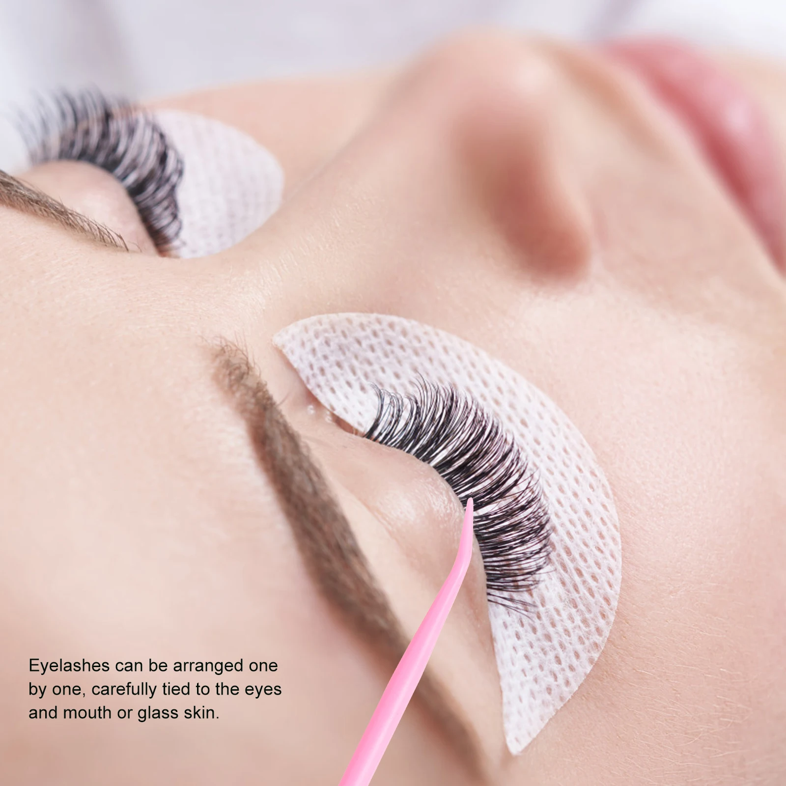 

100Pcs Eyelash Extension Lift Tools Dual-Head Plastic Design Lightweight Eyelash Lift Tool for Professional Use